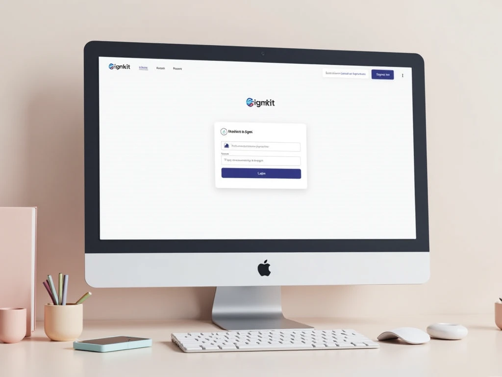 Gimkit homepage showing sign-up and login buttons