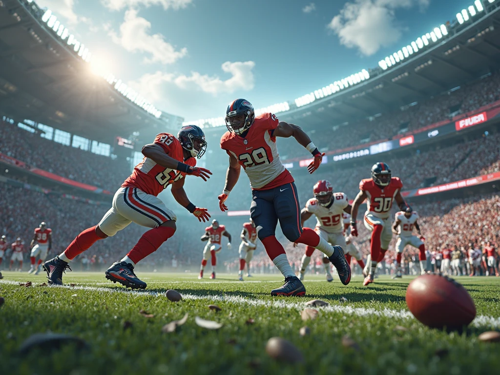 NFL game between two teams streamed on CrackStreams 2.0
